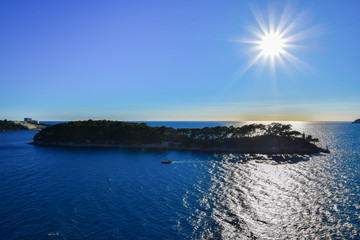 landscape in and around dubrovnik