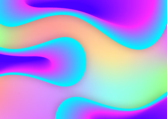 Fluid background with liquid dynamic elements and shapes.