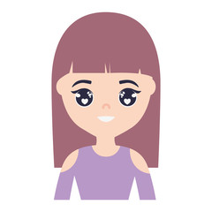 cute and little girl character