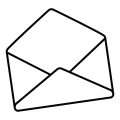 envelope mail isolated icon