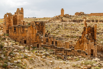 Ruins of the ancient Roman town Ammaedara (modern Haidra), Tunisia