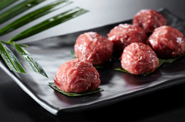 Delicious Chinese cuisine, beef meatballs