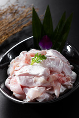 Fresh ingredients, fish bulbs