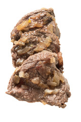 fried beef with onions