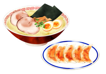 ラーメン餃子