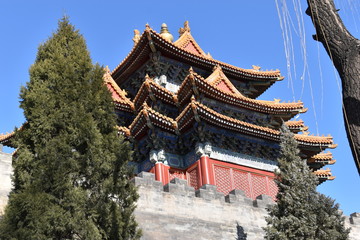 Building at the Tian'anmen Square near the Forbidden City in Beijing, China