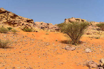 Pink Rock, Sharjah desert area, one of the most visited places for Off-roading, dune bashing and...