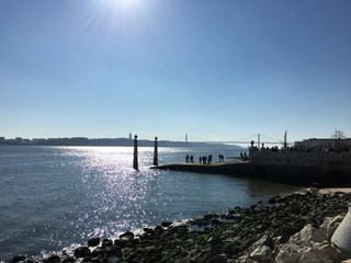 Obraz premium Tejo Lissabon