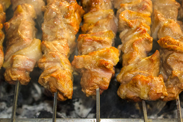 Delicious BBQ Pork Kebabs: Traditional Cyprus/Greek Sunday Feast for a Happy Dinner Party