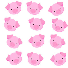 cute pig pattern