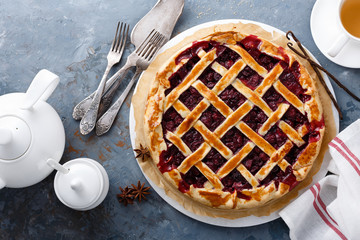 American cherry pie