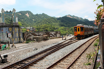 Obraz premium 台湾 十分駅