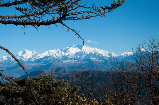 view of mountains