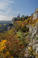 Rocamadour - a beautiful french village on a cliff in Midi-Pyrenees in southwestern France
