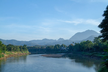 river in the mountains