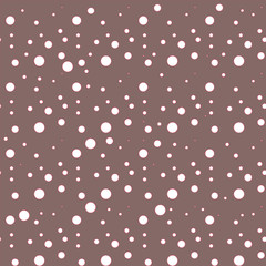 Seamless Background with small Polka Dot pattern. Polka dot fabric. Retro vector background or pattern. Casual stylish black polka dot texture on white background.