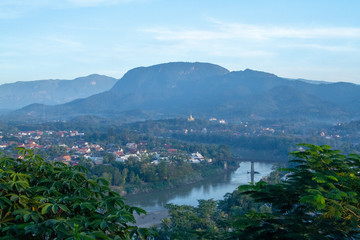 panoramic view of the Luang Prabang landscape