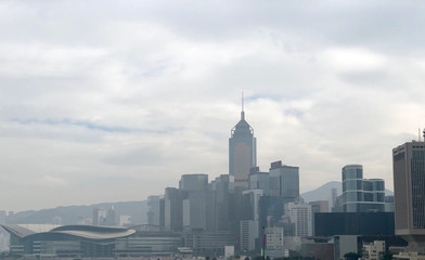 Fototapeta premium View of Wan Chai Hong Kong