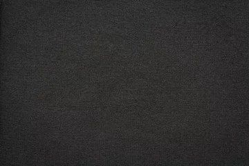 Papier Peint photo autocollant Poussière texture of black knit fabric macro, textile background