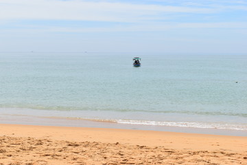 Beautiful lonely beach in Khao Lak in Thailand, Asia