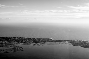 Fototapeta premium loire and atlantic ocean aerial view