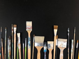 Pinsel isoliert, Kunst - Malen / Kreativität