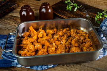Tasty fried cauliflower.