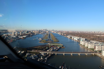 landing at london city airport