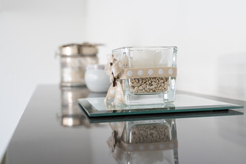 Black & White Jar Candle