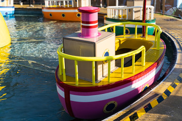 Fototapeta na wymiar Boat carousel