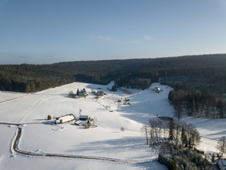 Winterwunderland im Schwarzwald / Triberg / Deutschland