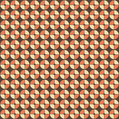 Abstract geometric pattern in retro style.