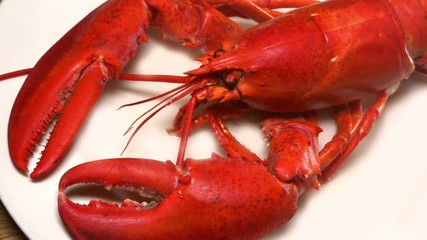 Hot smoking Boiled Lobster