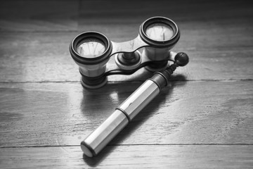 Ancient binoculars details