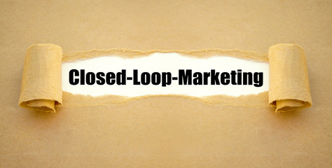 Closed loop marketing