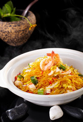 Delicious Chinese cuisine, vermicelli shrimp