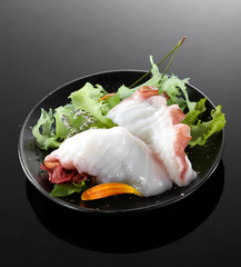 Delicious Japanese cuisine, sashimi