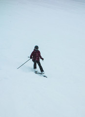 Skifahrerin