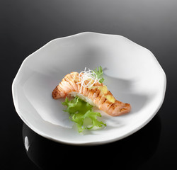 Delicious Japanese cuisine, fish sushi