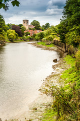 Fototapeta na wymiar Aylesford, Maidstone, Kent and the River Medway