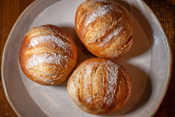 出来たての朝食