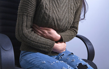 stomach pain girl