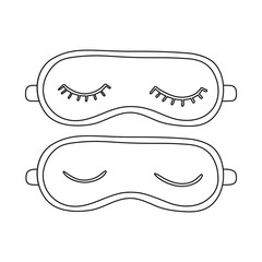 Isolated object of dreams and night symbol. Set of dreams and bedroom stock vector illustration.