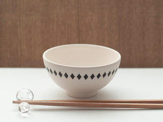 bowl and chopsticks