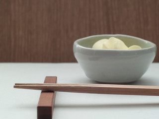 bowl and chopsticks