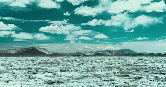 Time Lapse, Salt Desert, Salar De Arizaro, Argentina (post-apocalyptic version)