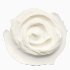 Cream texture, top view