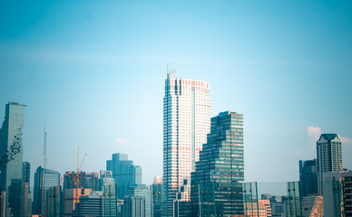 Fototapeta premium bangkok city building town lanscape