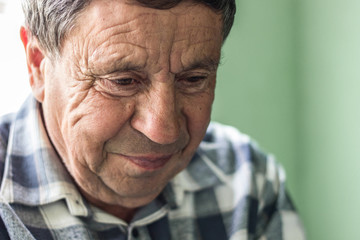 Portrait of a smiling senior man