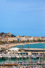 Fototapeta na wymiar City of Cannes in France